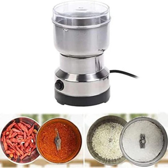 RAF 4-Blade Electric Masala & Coffee Grinder | 300W Stainless Steel Multifunctional Grinder